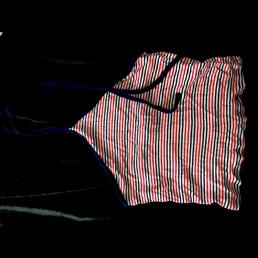 Striped halter